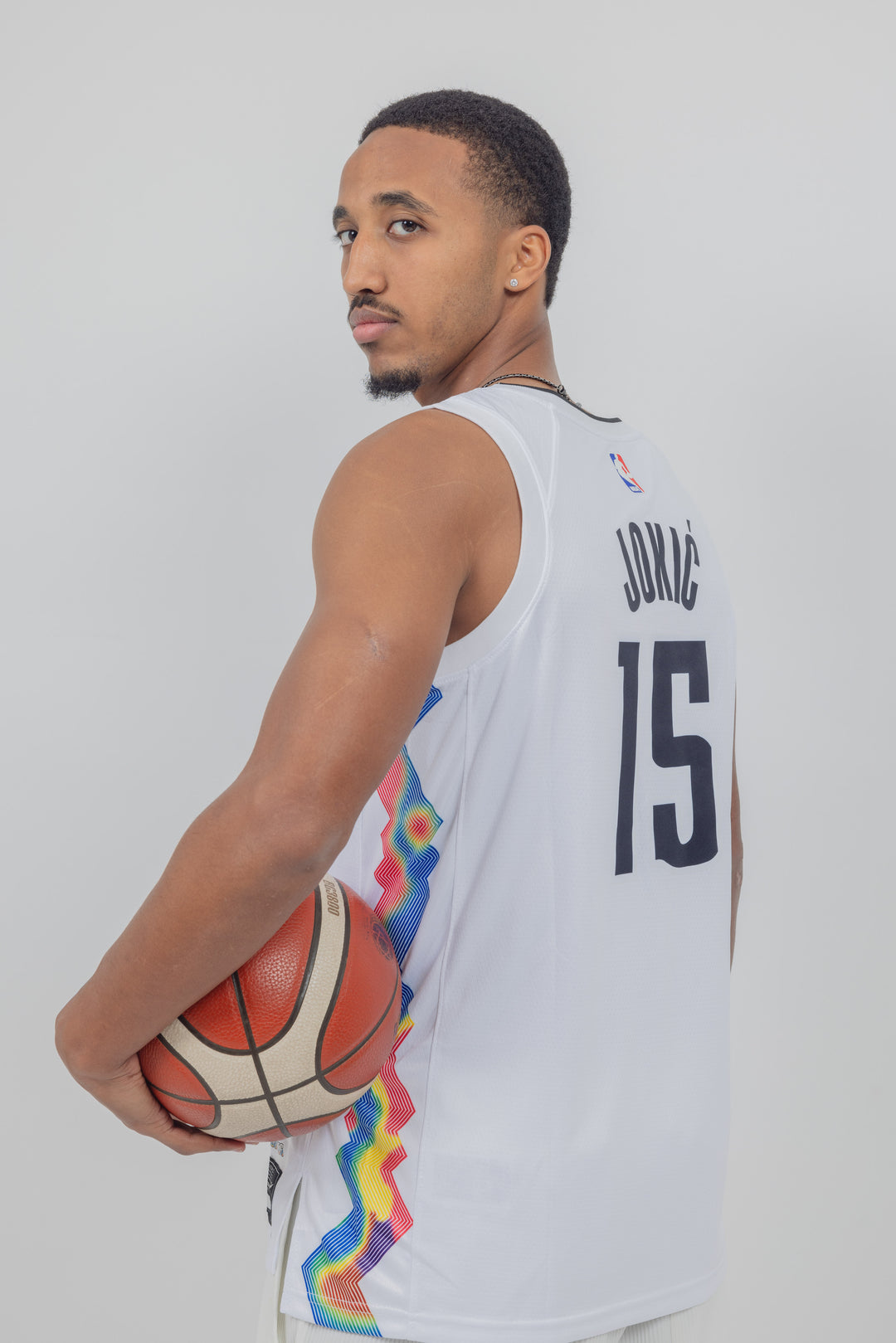 גופיית משחק לבנה ניקולה יוקיץ' City edition 24/25