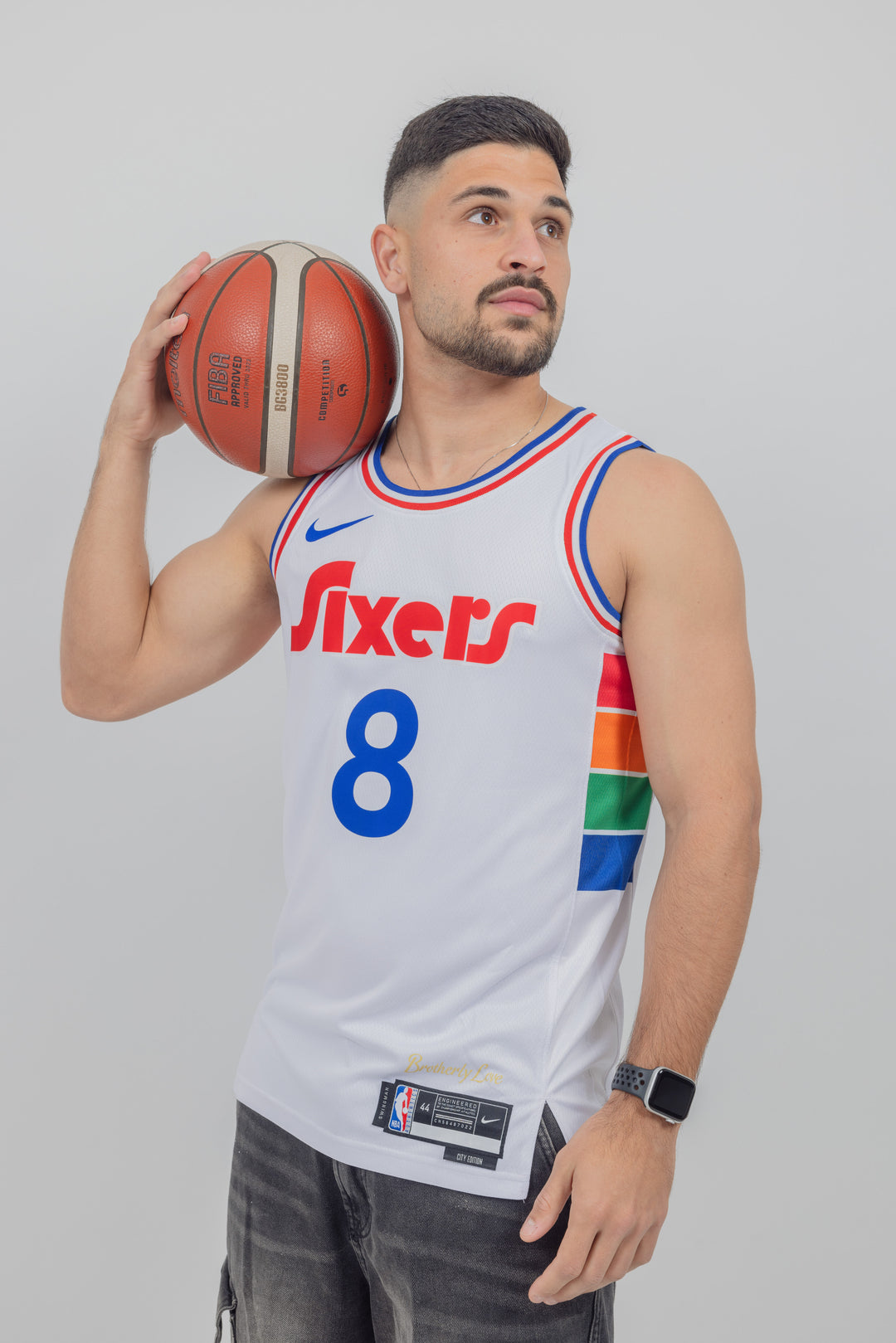 גופיית משחק לבנה פול גורג' City edition 24/25