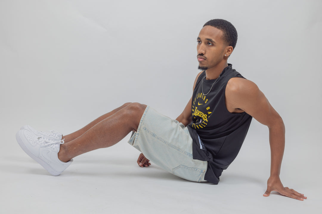 גופיית אימון שחורה לוס אנג'לס לייקרס