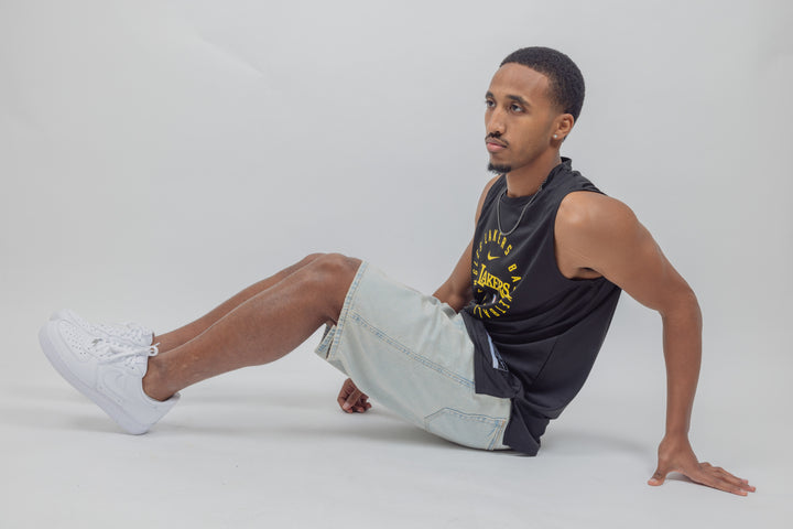 גופיית אימון שחורה לוס אנג'לס לייקרס