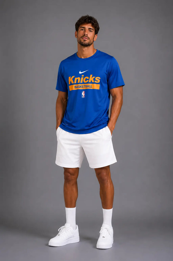 חולצת אימון ניו יורק ניקס Dri-FIT (כחול) | HOOPERS