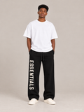 מכנס טרנינג Fear of God Essentials – Leg Logo שחור | HOOPERS
