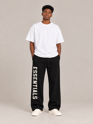 מכנס טרנינג Fear of God Essentials – Leg Logo שחור | HOOPERS