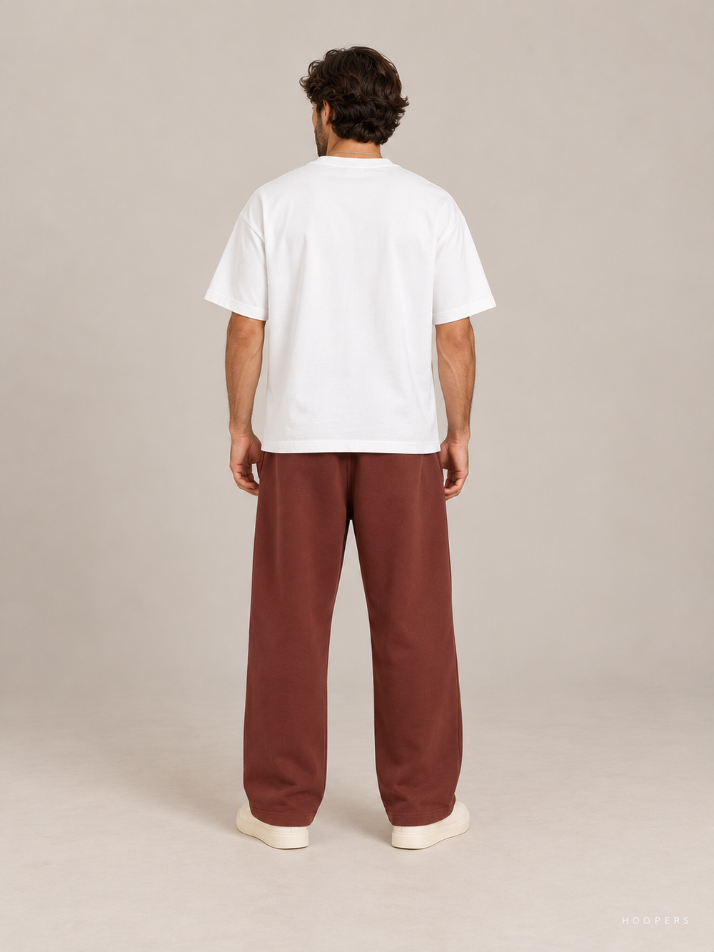 מכנס טרנינג Fear of God Essentials – F U חום חלודה – גב