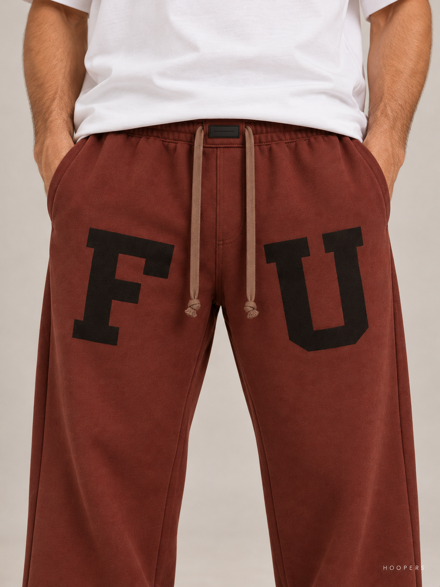מכנס טרנינג Fear of God Essentials – F U חום חלודה | HOOPERS