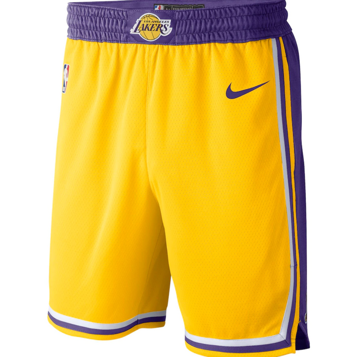 מכנסיי משחק צהובים לוס אנג'לס לייקרס