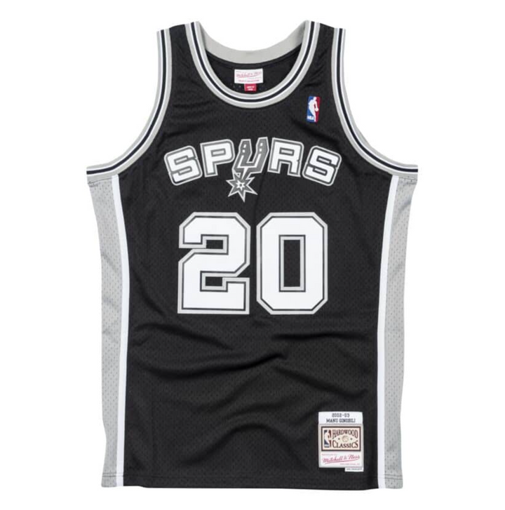 גופיית רטרו שחורה מאנו ג'ינובלי 2002-03