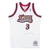 גופיית NBA אלן אייברסון פילדלפיה 76ers – לבן רטרו 1997/98