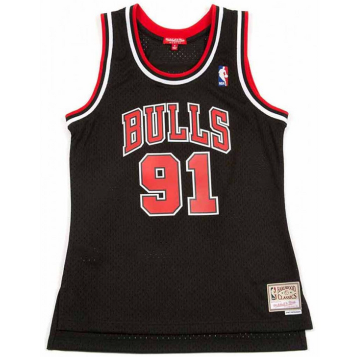 גופיית רטרו שחורה דניס רודמן 1997-98