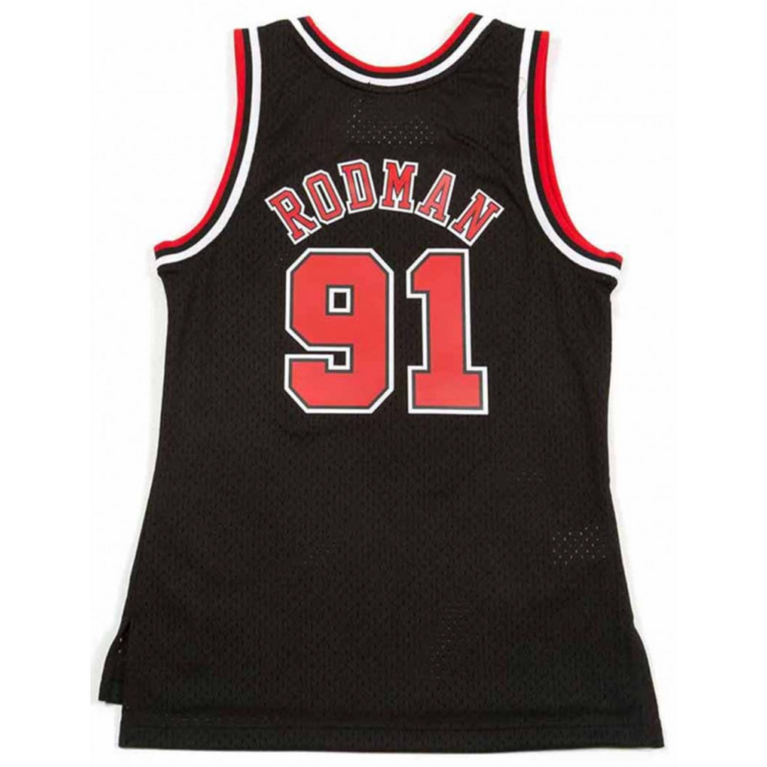 גופיית רטרו שחורה דניס רודמן 1997-98