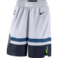 מכנסי NBA מינסוטה טימברוולבס – לבן | HOOPERS