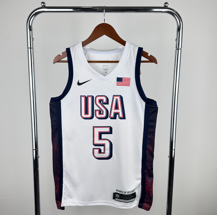 גופיית משחק לבנה נבחרת ארה"ב אנתוני אדוארדס