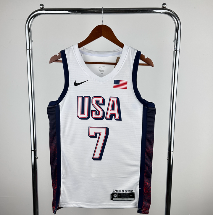 גופיית משחק לבנה נבחרת ארה"ב קווין דוראנט