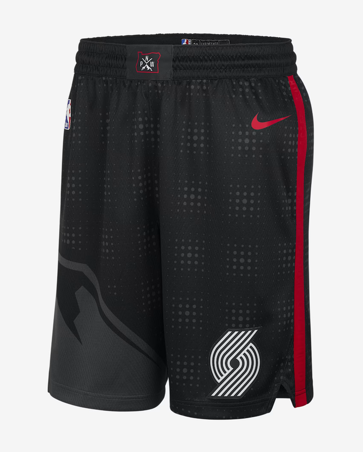 מכנס NBA פורטלנד – שחור City Edition 2024/25 | HOOPERS