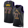 גופיית NBA לוקה דונצ'יץ' לוס אנג'לס לייקרס – Black City Edition 2025/26 | HOOPERS