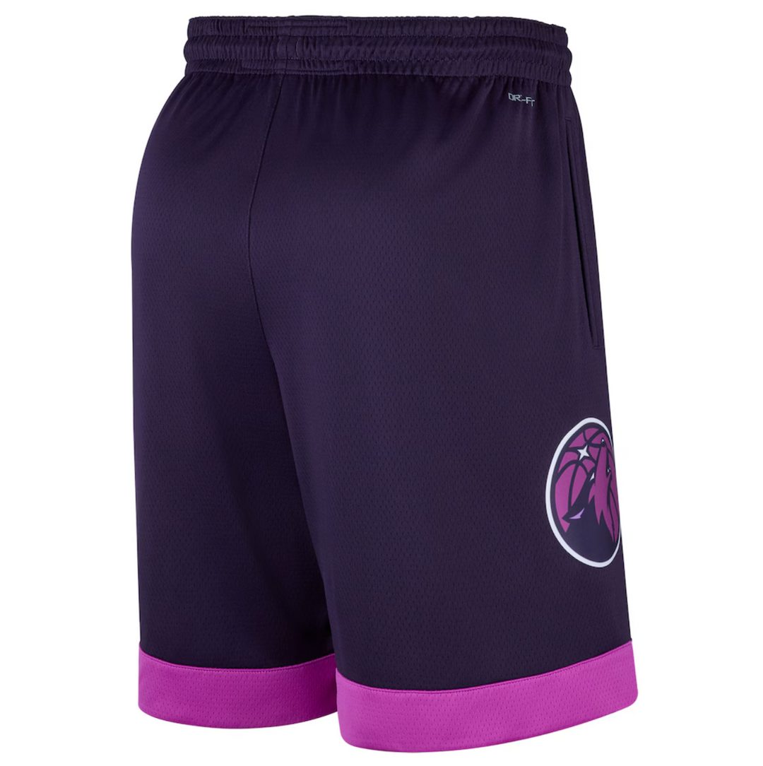 מכנסי NBA מינסוטה טימברוולבס – CITY EDITION סגול 2025/26 | HOOPERS