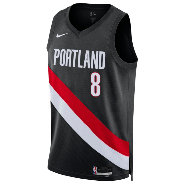 גופיית NBA דני אבדיה פורטלנד טרייל בלייזרס –  שחור 2025/26 | HOOPERS
