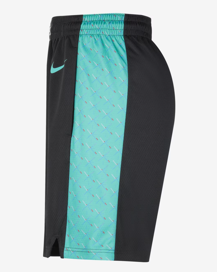 מכנסי NBA פורטלנד טרייל בלייזרס – CITY EDITION שחור/טורקיז 2025/26 | HOOPERS
