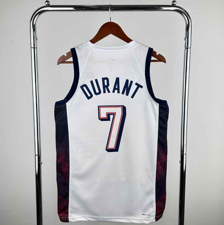 גופיית משחק לבנה נבחרת ארה"ב קווין דוראנט