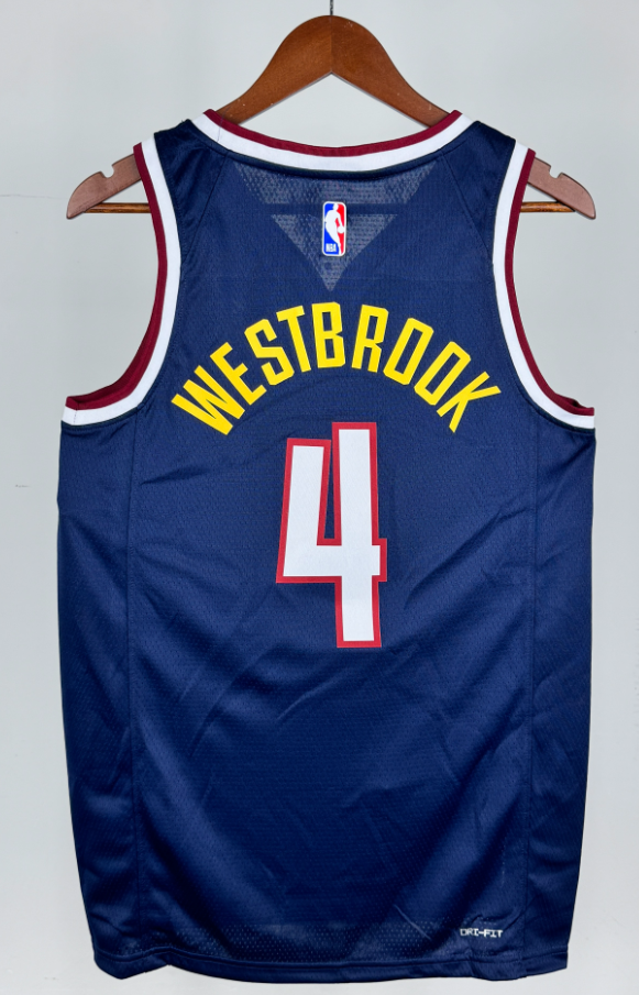 גופיית משחק כחול כהה ראסל ווסטברוק