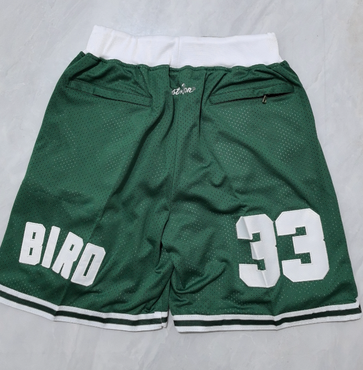 מכנסי JUST DON לארי בירד – Boston Celtics | מהדורת רטרו 1985-86 | HOOPERS