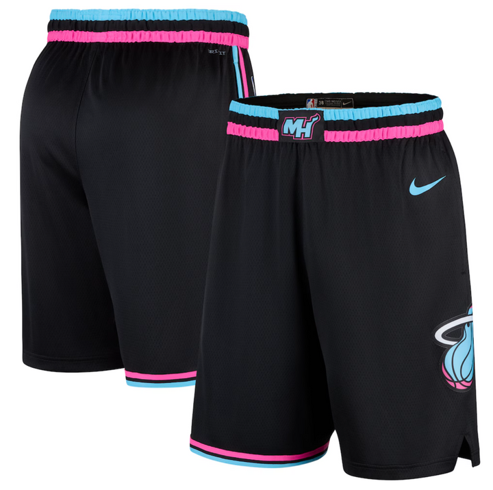 מכנסי NBA מיאמי היט – CITY EDITION שחור 2025/26 | HOOPERS