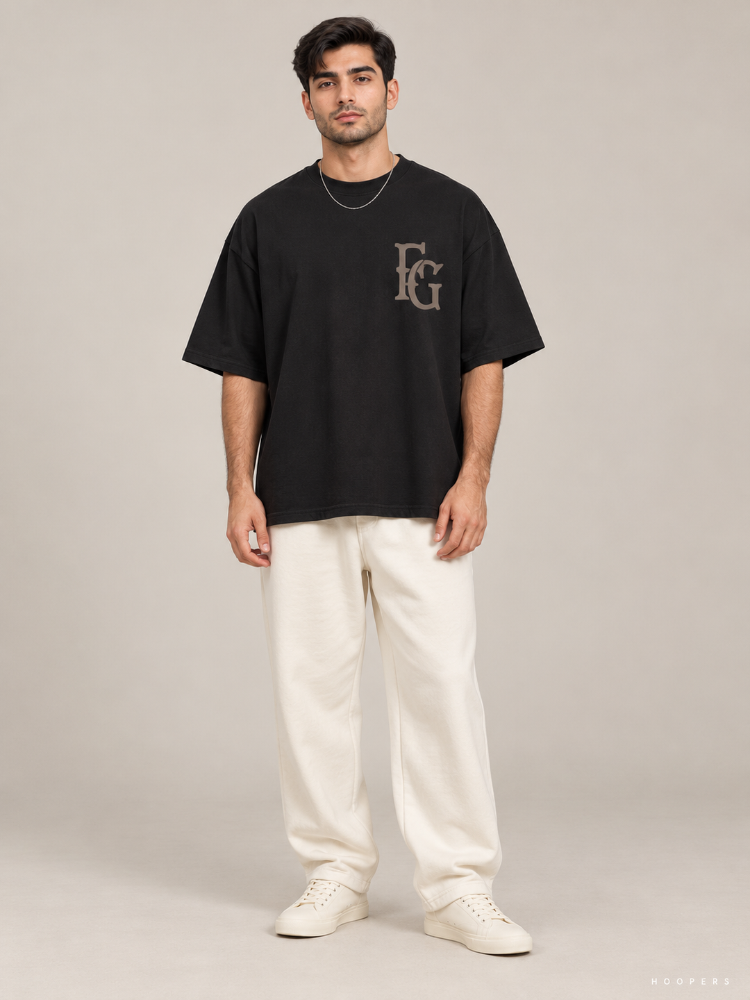 חולצת Fear of God Essentials – FG 43 שחור – חזית