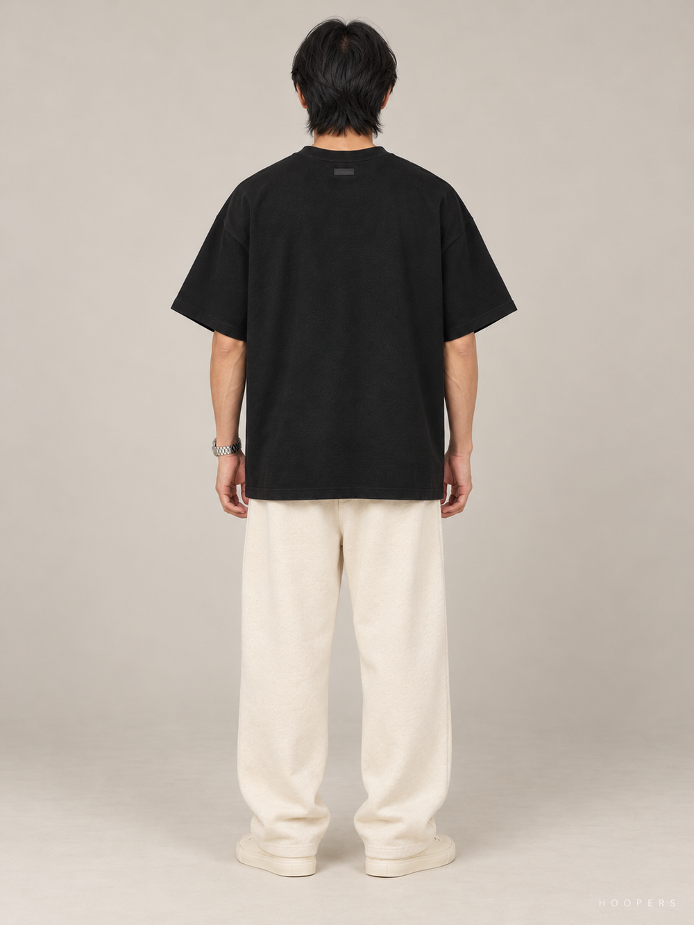 חולצת Fear of God Essentials – God Script שחור – גב
