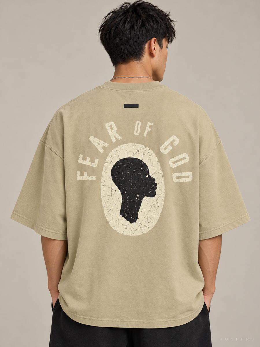 חולצת Fear of God Essentials – Liberation חאקי | HOOPERS