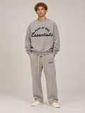 סווטשירט Fear of God Essentials – Big Script אפור | HOOPERS