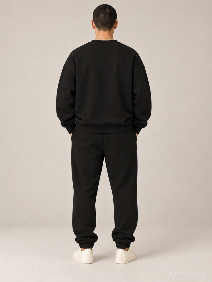 סווטשירט Fear of God Essentials – Script שחור – גב