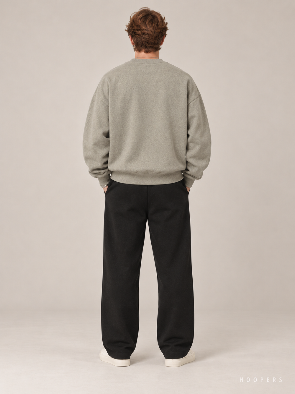 סווטשירט Fear of God Essentials – Band מרווה מלאנז' – גב