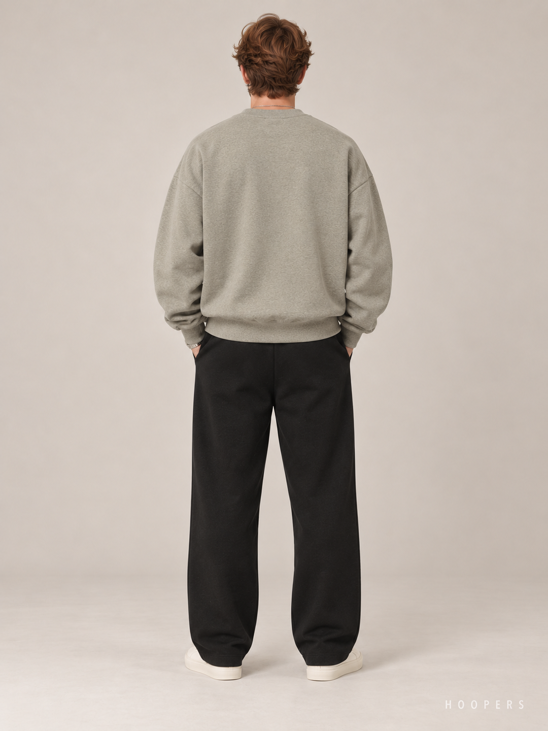 סווטשירט Fear of God Essentials – Band מרווה מלאנז' – גב