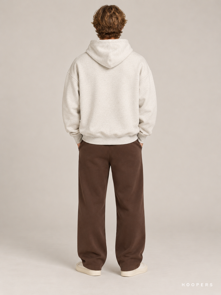 קפוצ'ון Fear of God Essentials – Plain שמנת מלאנז' – גב