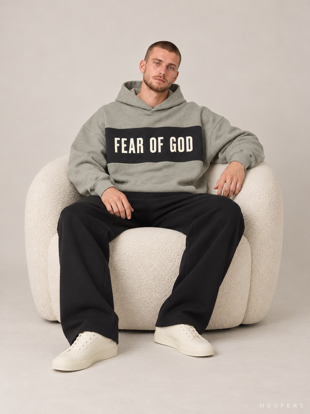 קפוצ'ון Fear of God Essentials – Band מרווה מלאנז' | HOOPERS