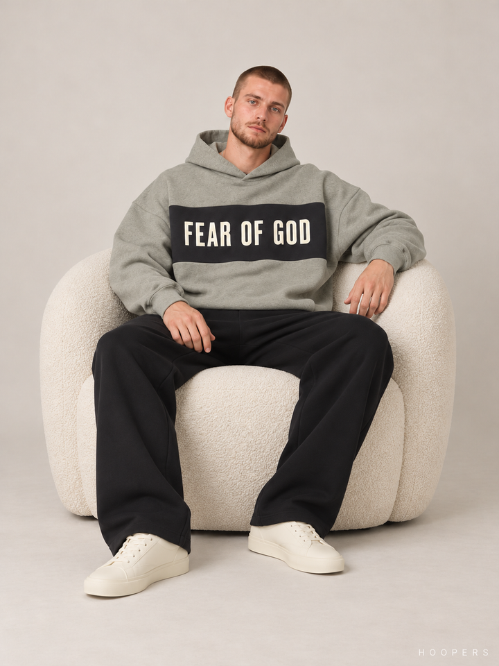 קפוצ'ון Fear of God Essentials – Band מרווה מלאנז' – סטודיו