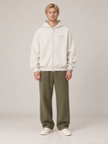קפוצ'ון רוכסן Fear of God Essentials – Zip שמנת מלאנז' | HOOPERS