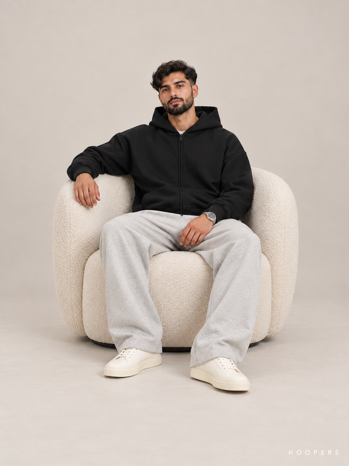 קפוצ'ון רוכסן Fear of God Essentials – Zip שחור – סטודיו