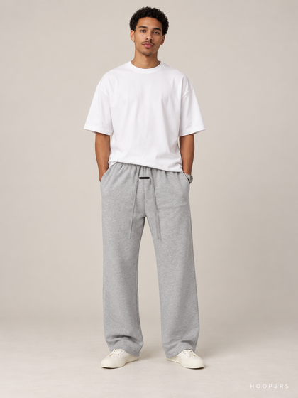 מכנס טרנינג Fear of God Essentials – Relaxed אפור מלאנז' | HOOPERS
