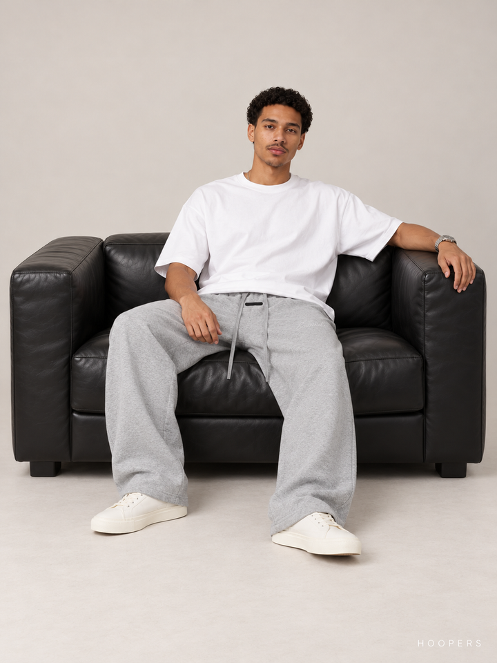 מכנס טרנינג Fear of God Essentials – Relaxed אפור מלאנז' – סטודיו