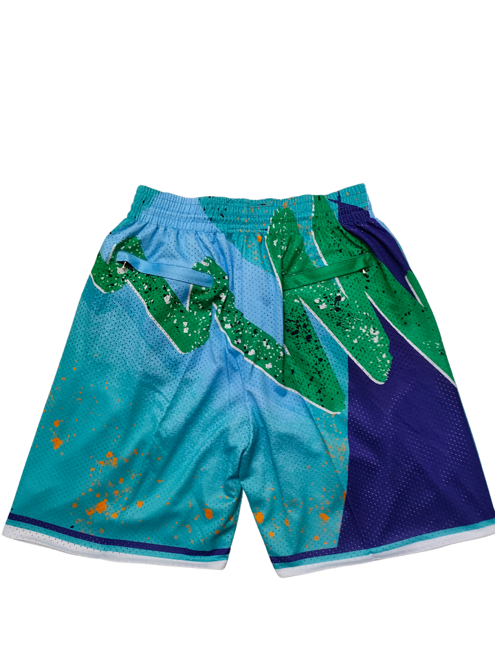 מכנסיי JUST DON תכלת ירוק שארלוט הורנטס