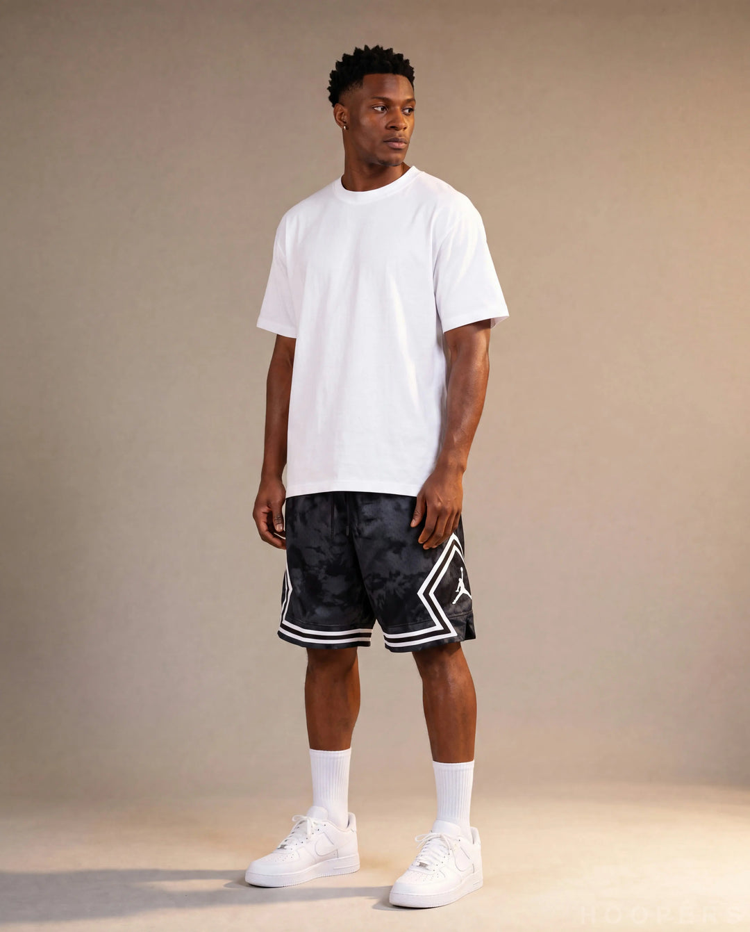 HOOPERS Jordan Shadow Smoke shorts side