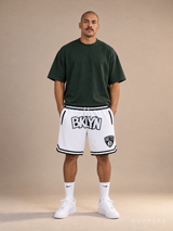 מכנסי NBA – Brooklyn Nets (ברוקלין נטס) לבן שחור