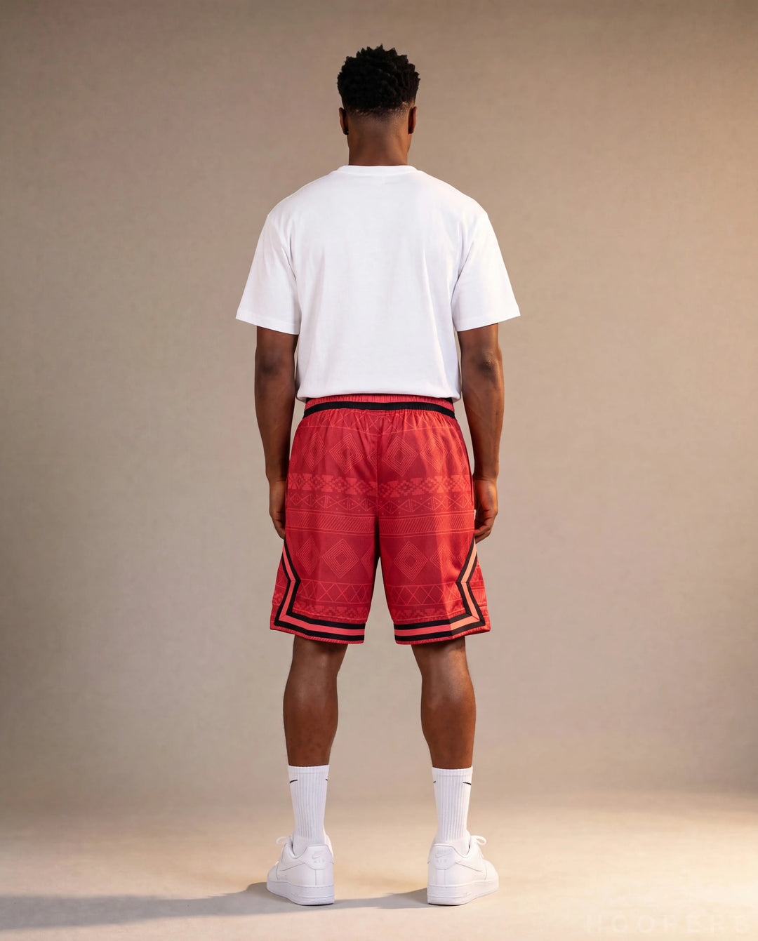 HOOPERS מכנס Jordan Brasil Sunset אדום - גב