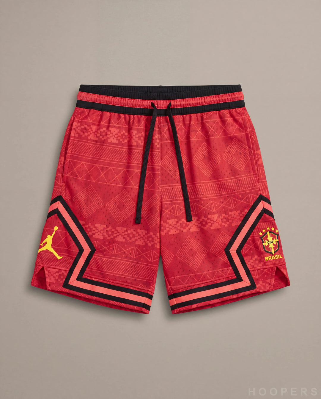 HOOPERS מכנס Jordan Brasil Sunset אדום - flat