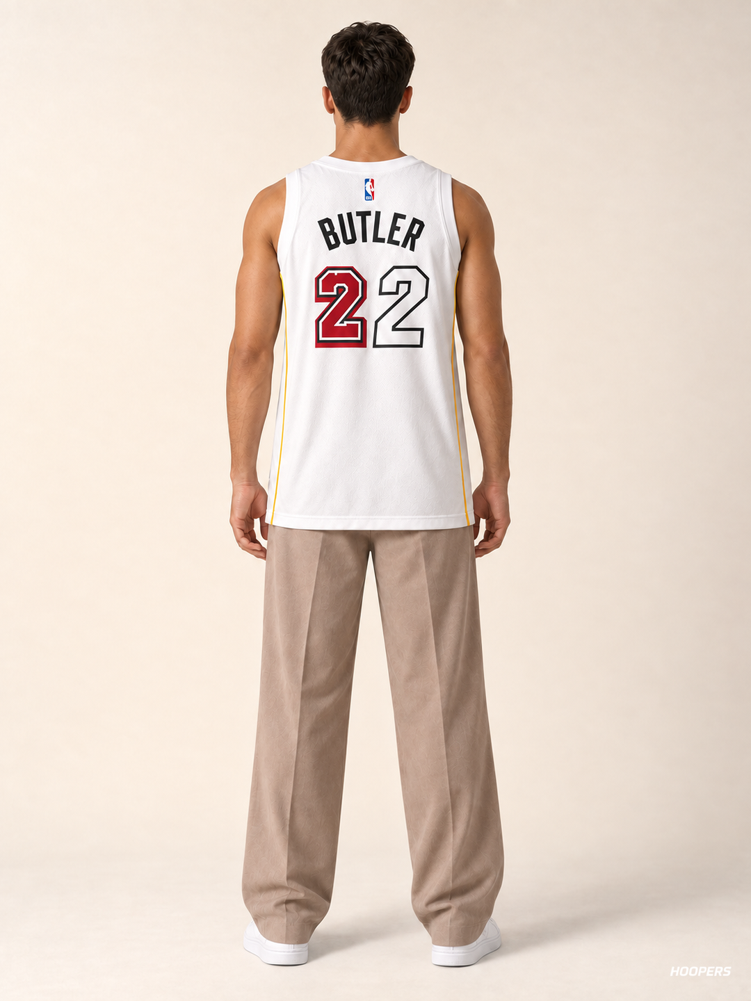 גופיית ג'ימי באטלר מיאמי לבנה City – גב BUTLER 22