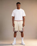 מכנסי Jordan Cream Rose Edition (שמנת/ורוד) — משלוח מהיר | HOOPERS
