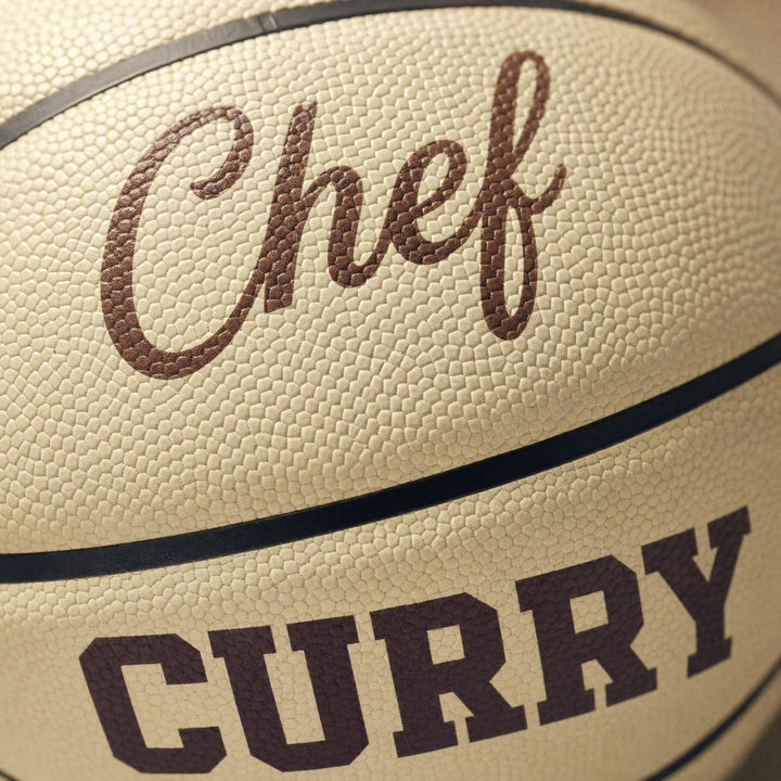 כדורסל סטפן קרי - מאקרו הכיתוב Chef Curry ומרקם העור
