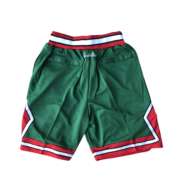 מכנסיי JUST DON ירוק אדום שיקגו בולס