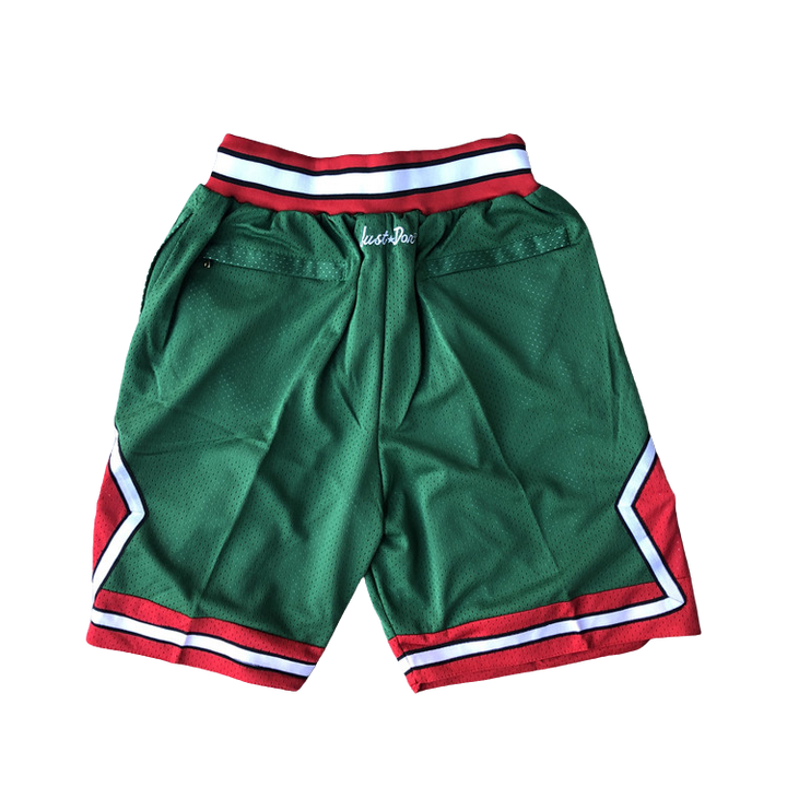 מכנסיי JUST DON ירוק אדום שיקגו בולס